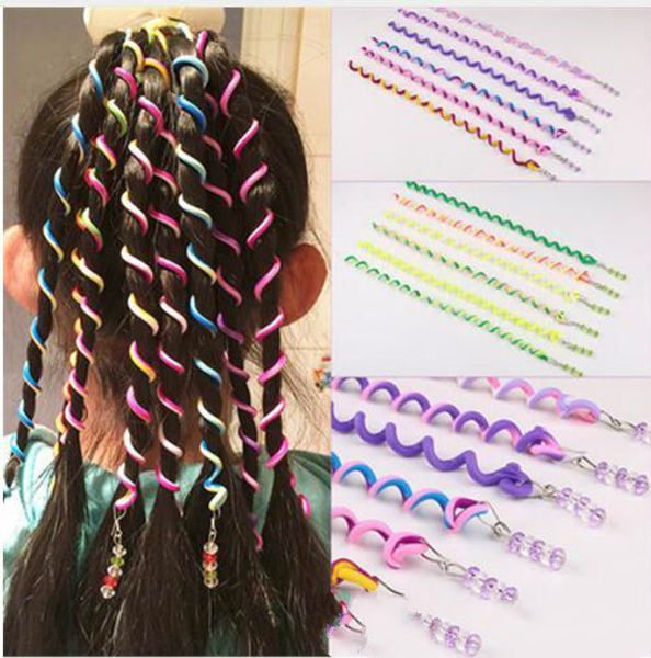 

6pc lot rainbow color headband cute girl hair band cry tal long ela tic hair band headwear hair acce orie random color wall decoration