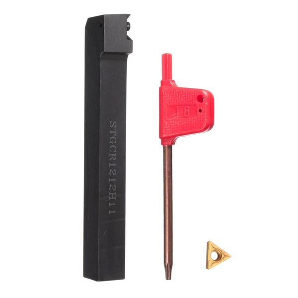 

stgcr1212h1191 metal cnc lathe 91° turing tool holder w/ tcmt1102 inserts