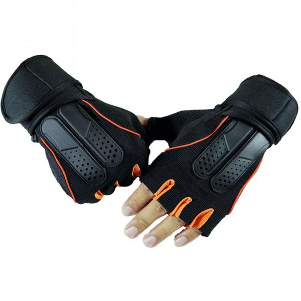 

gym body building training sports weightlifting gloves for men and women fitness exercise half finger gloves