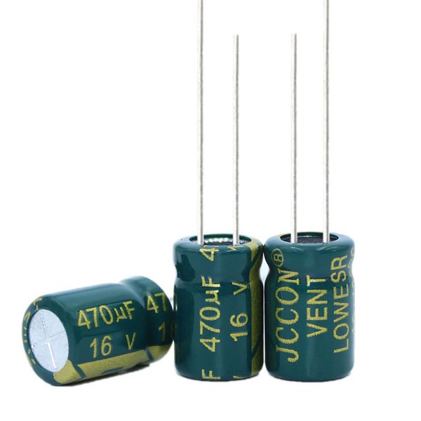 

16v470uf jccon aluminum electrolytic capacitor volume 8x12 switching power