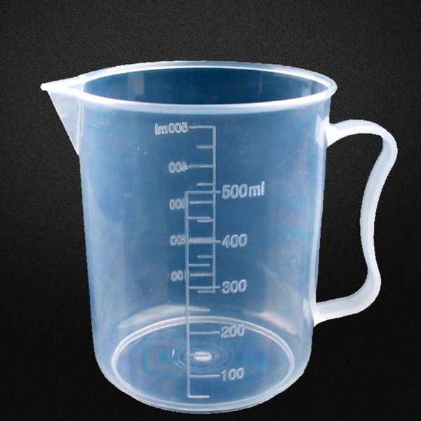 

500ml clear plastic graduated measuring cup for baking beaker liquid measure jugcup container