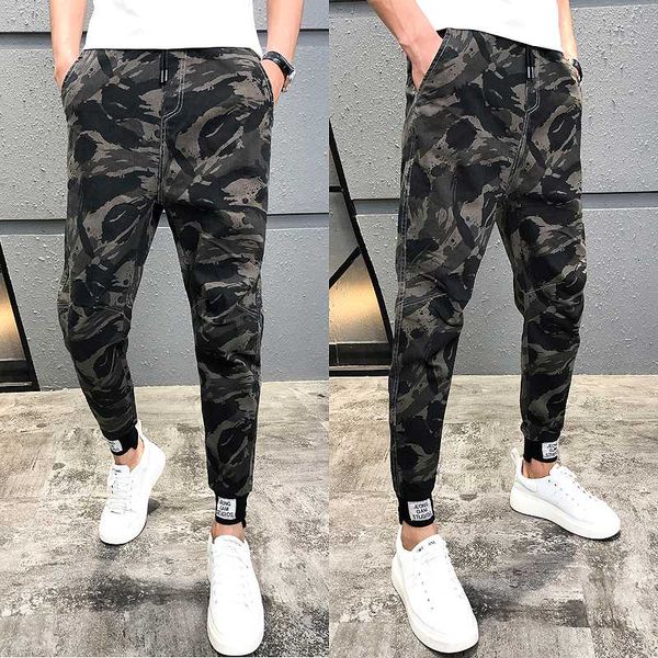 

камуфляж печать харен брюки мужской брюки мужские antalon homme брюки уличная хип-хоп повседневный joggers 2019 осень, Black