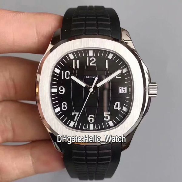 

bff new aquanaut jumbo 5167a-001 cal.324sc 324sc automatic mens watch steel case black embossed dial watches rubber edition hello_watch, Slivery;brown