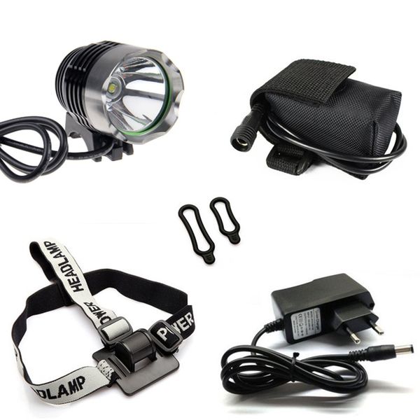 

cree xml t6 1800lumen led bike light bicycle light headlamp 3modes bike light bicycle front lamp headlight pack with battery pack charger