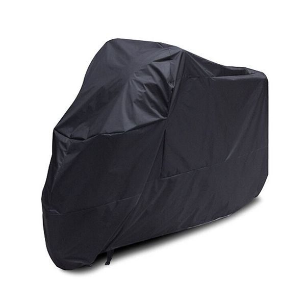 

every season motorcycle cover waterproof dustproof protective cover (black, xl