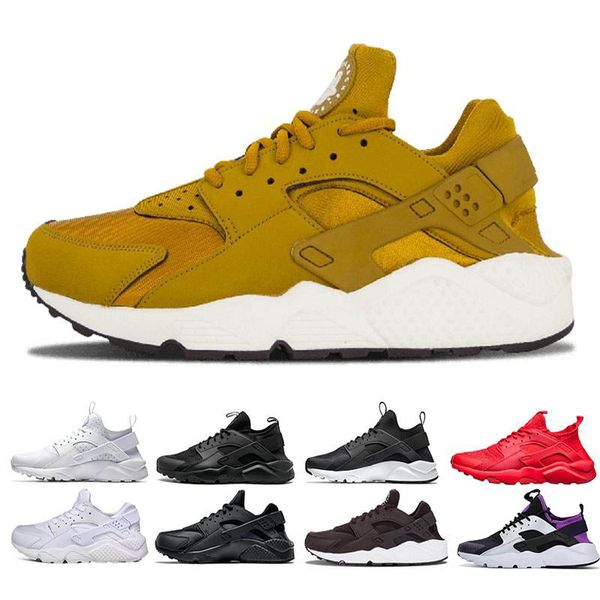 

Huarache Ultra Running men 1.0 4.0 Grey Gold Triple black white red Men Women Running Shoes Huaraches Trainers Sport Sneakers size 36-45