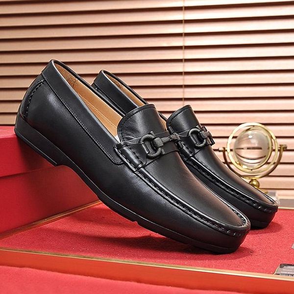 

new highquality design designer breathable casual mens shoes, casual shoes lazy shoes, mens leather shoes driving shoes, mens boat shoes qk, Black