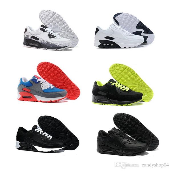 

2019 Classic 90 Chaussures Max90 Running Shoes For Men & Women, Fashion Air90 Cushion 90s Athletic Sports Sneakers Eur 36-45