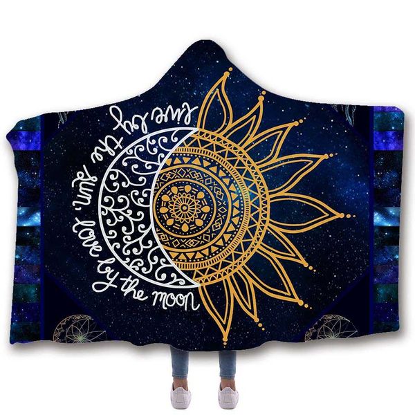 

softbatfy sun hooded blanket fleece throw blanket dropshipping