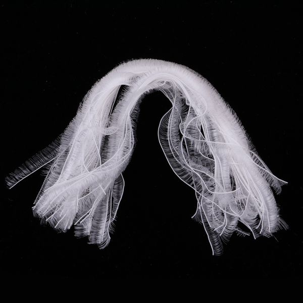 

40 pieces doll eyelash strips 20cm diy eyelashes for doll makeup white
