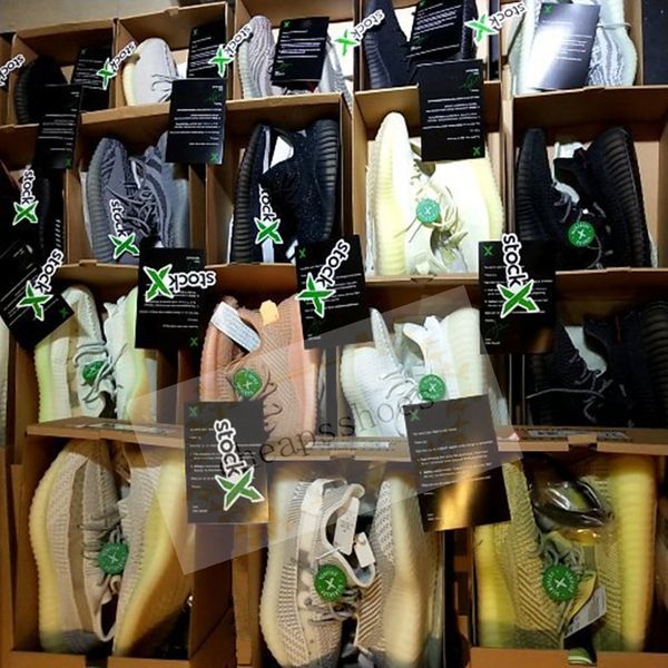 

New kanye we t men women outdoor hoe with tock x all color tatic butter e ame ice yellow blue tint de igner hoe, Black;green