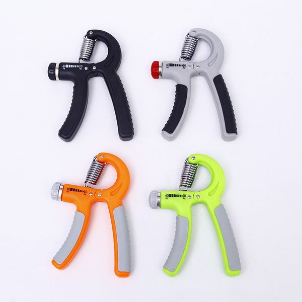 

2 pcs hand-held r-type adjustable 22-88lb grip arm strength wrist muscles professional finger training fitness equipment