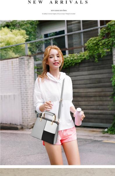 

women's bag 2020 new style fashion mixed colors handbag large bag single-shoulder crossbody