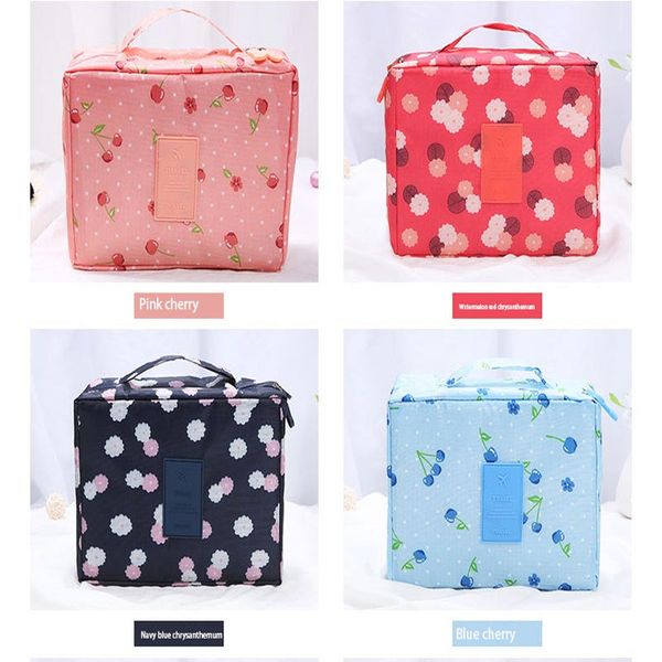 

a waterproof portable cosmetic bag