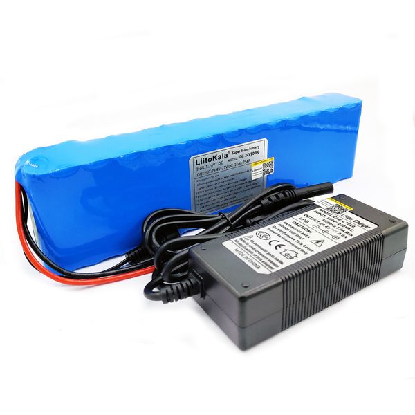 

liitokala dc 24v 10ah 7s4p бааѬеи 15а bms 250w 29,4 v 10000 ма аккђмђлоѬ дл двигаел ђла набоѬ ele