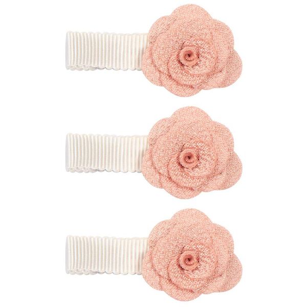 

3pcs girls birthday gift kids cute sweet hairpin party daily hair clip home headwear decoration baby toddler flower bowknot, Slivery;white