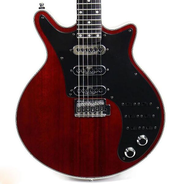 

custom guild brian may signature red special guitar burns tri-sonic pickup wilkinson tremolo bridge 24 frets custom guitars