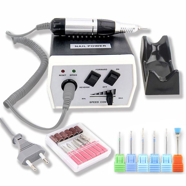 

35000rpm 35w black electric nail drill manicure machine set diamond pedicure nail files drills apparatus equipment for manicure