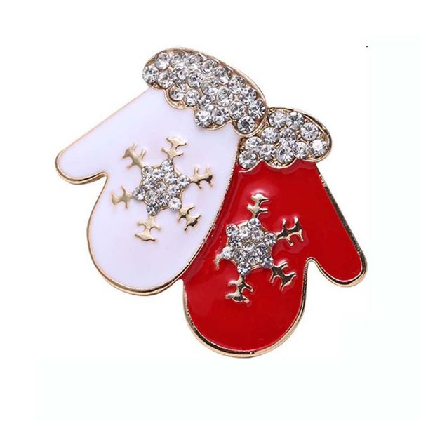 

fashion mini christmas style rhinestone various as picture shape snap closure brooch pin, Gray