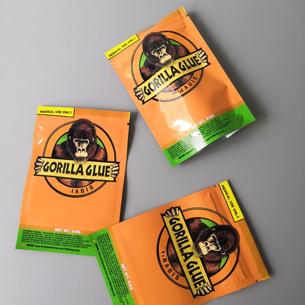 

gorilla glue bag 3.5g smell proof сумка vape упаковка для сухой травы gorilla клея лавсанового zipper мешок dhl free