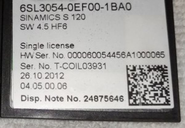 

6sl3054-0ef00-1ba0 new and original cf card