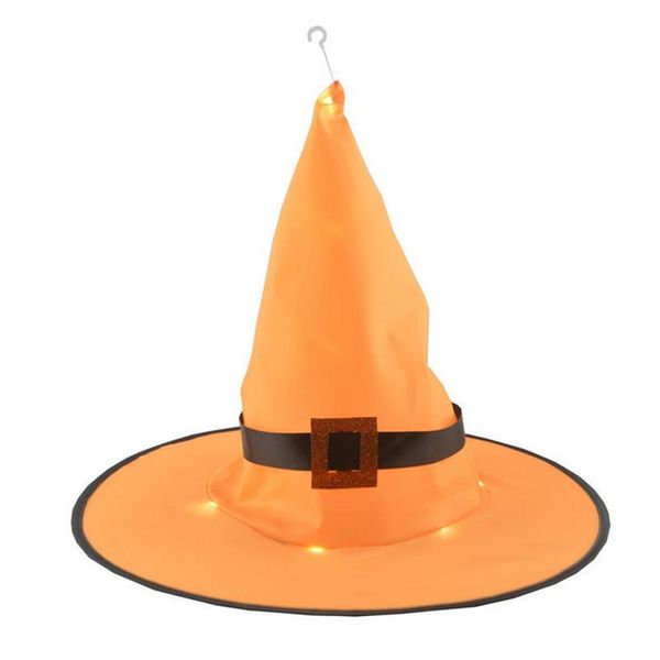 

glowing witch hat halloween party party performance hat with hooks cosplay props christmas decorations, christmas 11.27