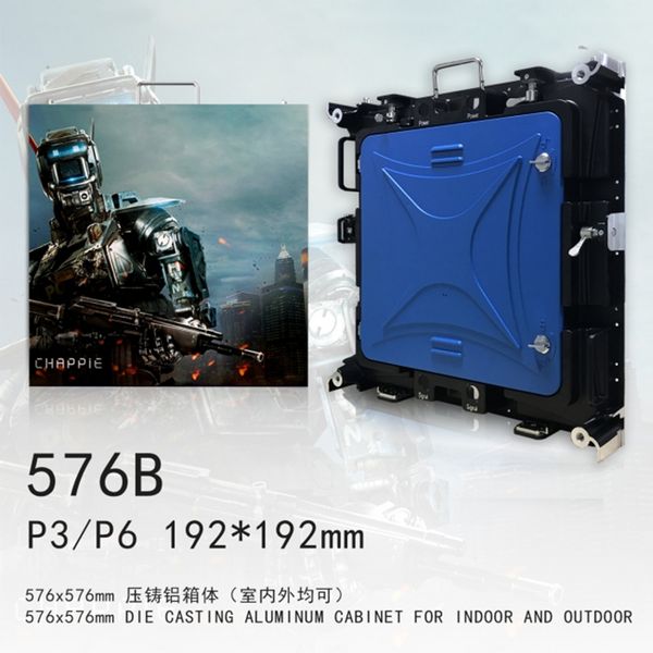 

p6 rgb indoor led sign smd aluminium die casting cabinet led video wall