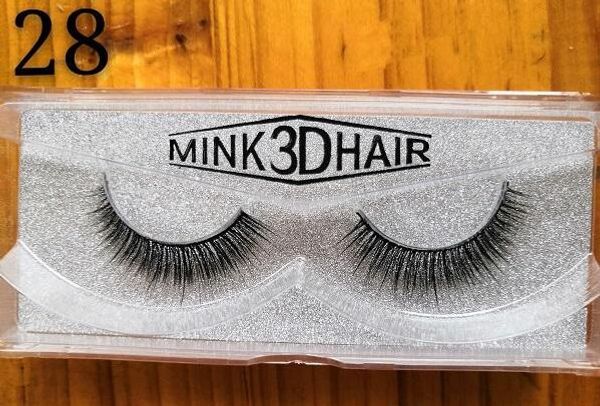 

20style 3d mink hair fake eyelash 100% thick real mink hair false eyelashes natural extension fake eyelashes dhl ing