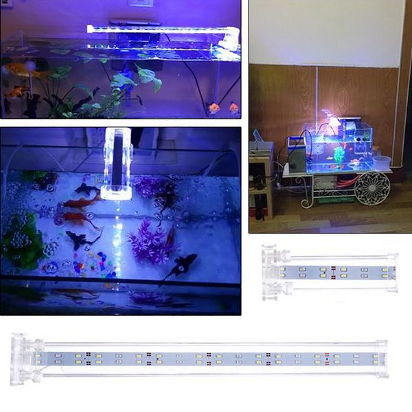 

eu plug aquarium fish tank mini light bar aquariums decor lighting plants grow clip on lamp illumination lamp for fish tank a