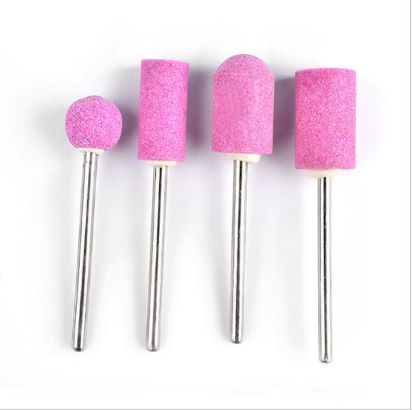 

12pcs ceramic nail drill bits electric manicure head replacement device for pedicure mill cutter nail files 50sets