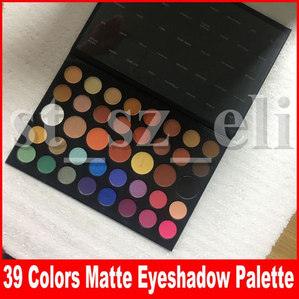 

New face makeup hadow palette jame eye beauty color matte natural long la ting 39 color eye hadow palette 35g 39