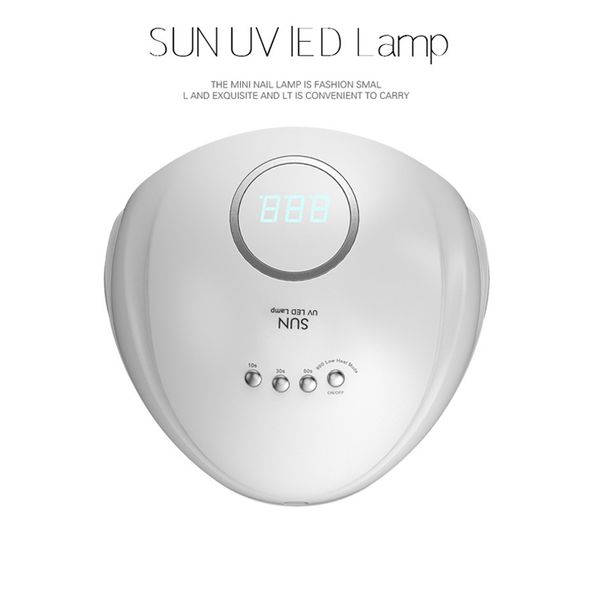 

sun uv led lamp 48w nail dryer manicure machine with timer button nail art tools for nails curing uv gel