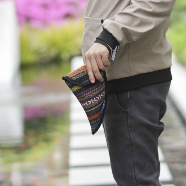 

waterproof durable wind instrument ocarina national bag ethnic style ox horn storage bag city jogging bags