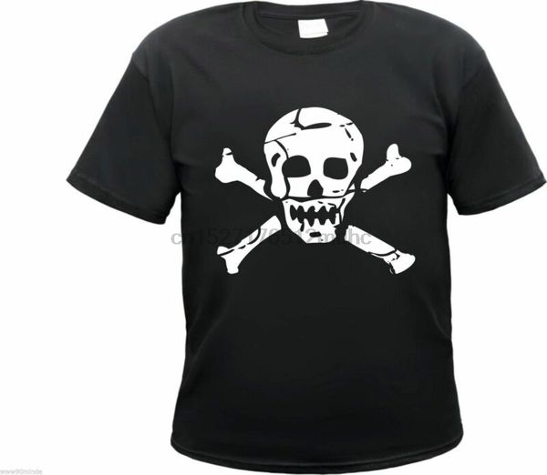 

herren t-shirt - totenkopf - gr s bis 3xl schwarz punk skull deadhead, White;black
