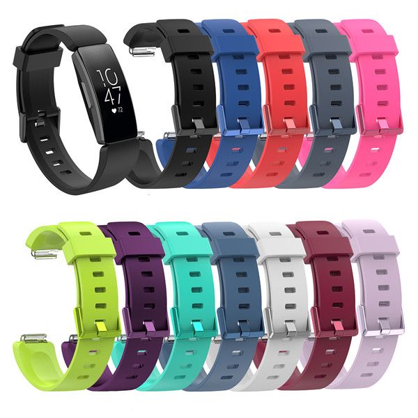 Per Fitbit Inspire /inspire HR Cinturino da polso in silicone Smart watch Band Inspire Activity Tracker Accessori per orologi intelligenti Cinturino per cinturino