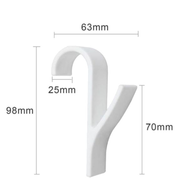 

10шт ванная комната пластиковые полотенцесушитель крюк радиатор рельс ванна крюк держатель вешалка