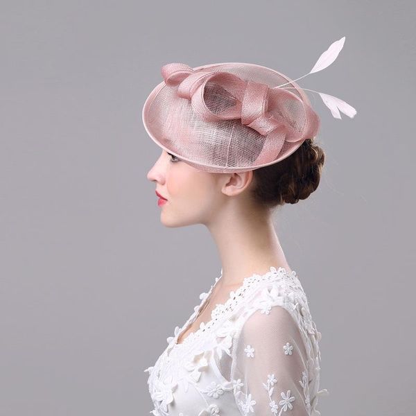 

урожай невесты свадебные шляпы и fascinators элегантные свадебные шляпы для женщин свадебные аксессуары для волос chapeau марьяж wjiyc, White