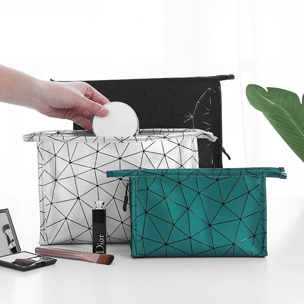 

fashion travel cosmetic bag women high capacity makeup case handbag storage organizer wash beauty bag zipper make up bags
