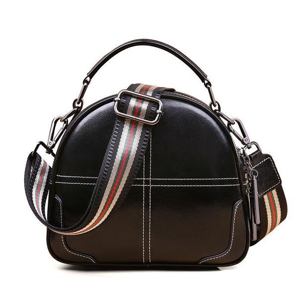 

dusa2019 oblique satchel single shoulder trend genuine leather woman package handbag
