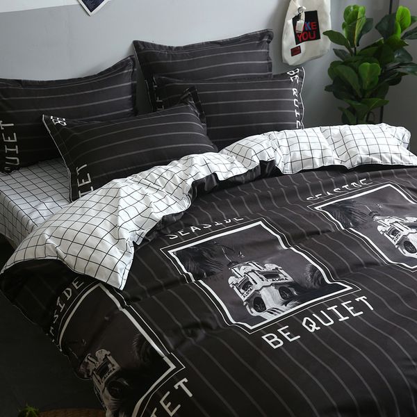 

наволочки 48x74cm printed beding set полиэстер пододеяльник set твин  king size