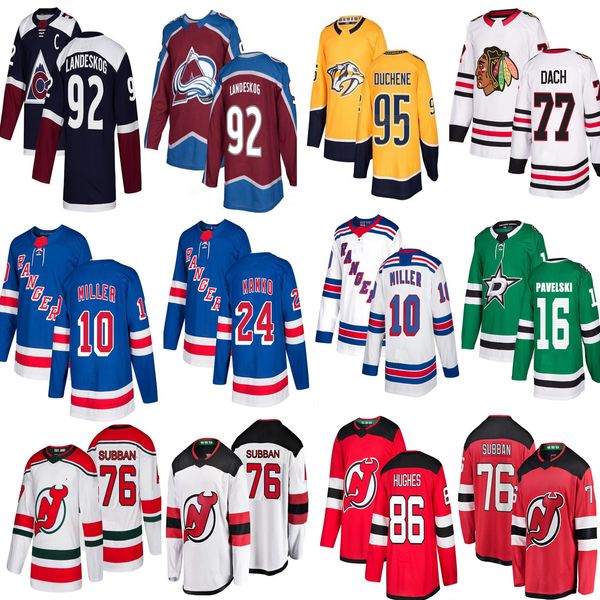 

2019 new jersey devils 76 p. k. subban 86 jack hughes hockey jerseys new york rangers 24 kaapo kakko chicago blackhawks 77 kirby dach jersey, Black;red