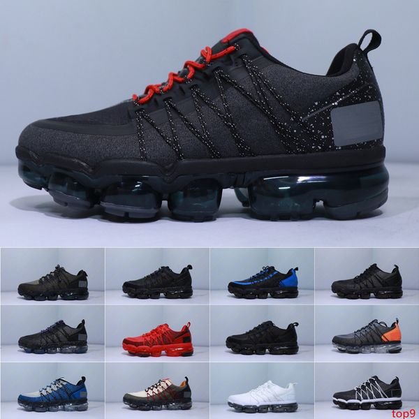 

mens 2019 run utility running shoes black anthracite white reflect silver discount women sport shoes designer sneakers size 36-45