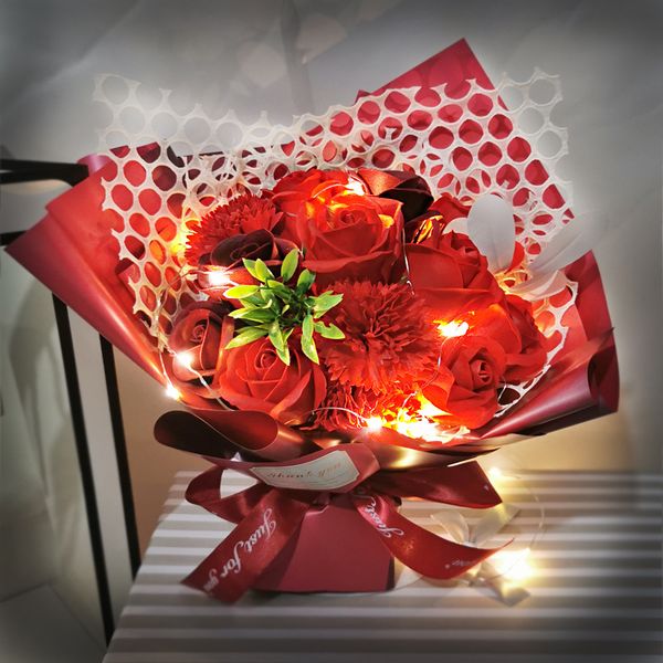 

японский и корейский день матери гвоздика букет творческий подарок роза мыло цветок подарочная коробка трансграничные товары источник