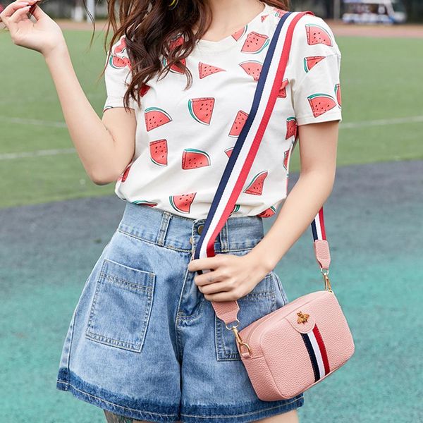 

новая мини-сумка способ женщин ins ультра огнь ретро широкий плечевого ремень сумка кошелька простого стиль crossbody сумка