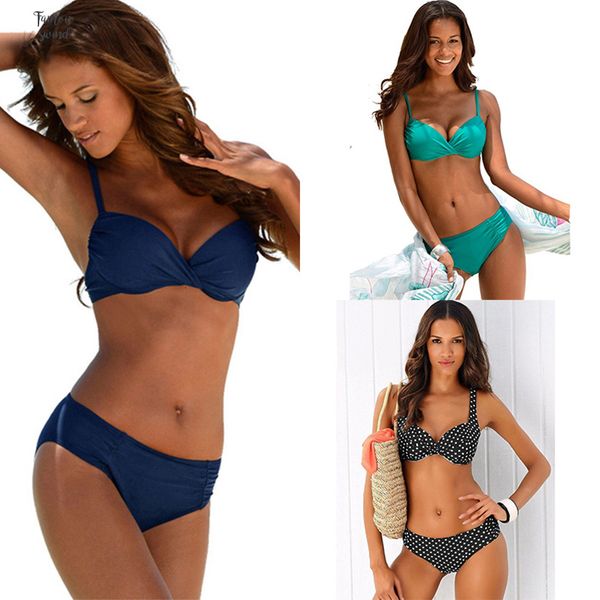 

2019 new arrival bikinis swimwear women swimsuit push up bikinis vintage beach bathing suit summer brazilian biquini set, White;black