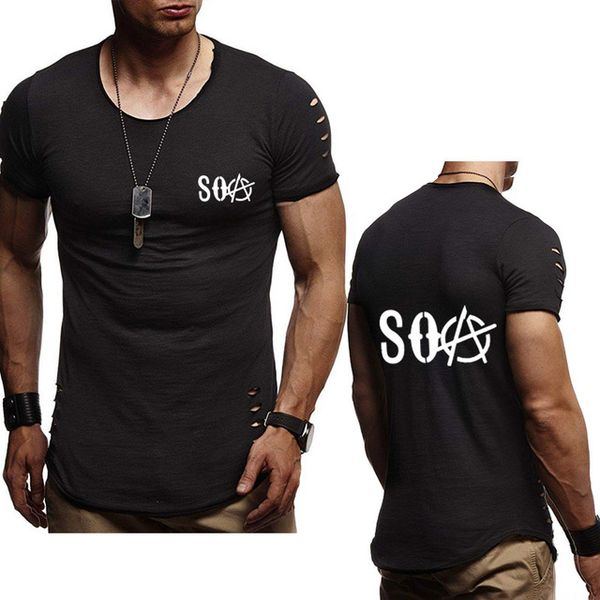 

men's t-shirt for soa sons of anarchy the child printed summer crew neck cotton short sleeve casual men's t-shirtt