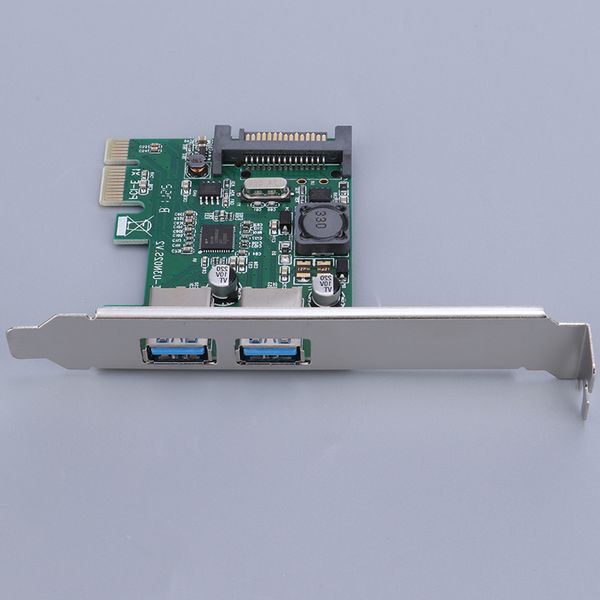 

1 to 2 pcie usb 3.0 hub controller adapter splitter, 5gbps pci express card expansion, for deskpc computer motherboard accessory kit