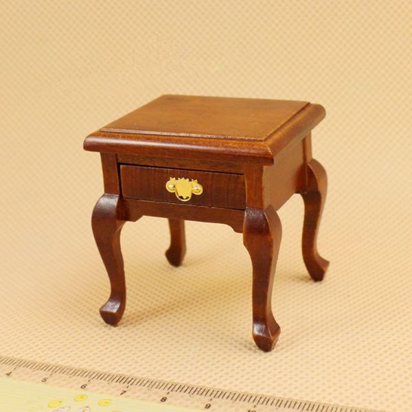 

1:12 cute mini dollhouse miniature bedside table