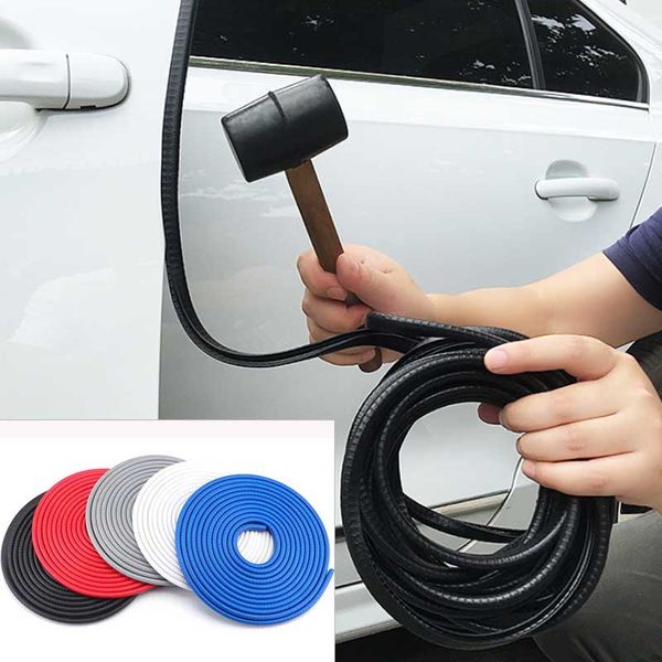 10M Car Door Anti-Collision Strip Door Side Anti-graffio Adesivi per auto Pasta gratuita Protector Strip Sealing Guard Strip Accessori