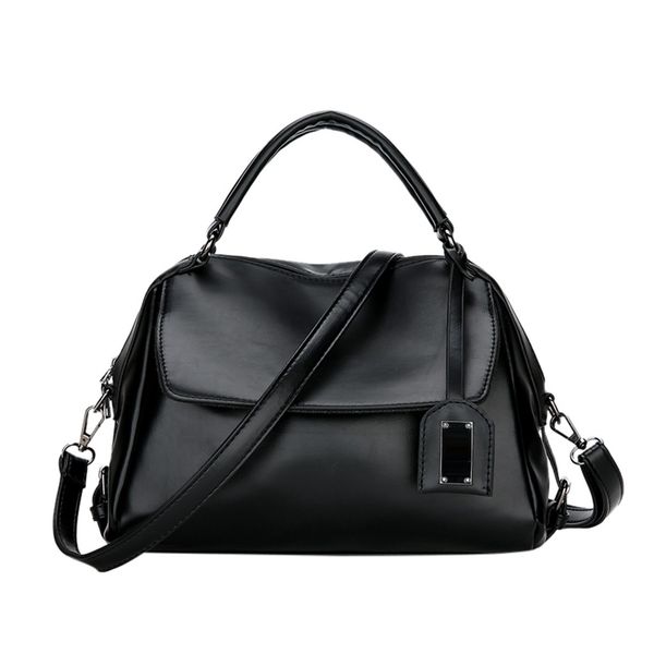 

fashion women's outdoor shoulder bag solid color leather crossbody bags retro style leather handbag vintage women messenger bag